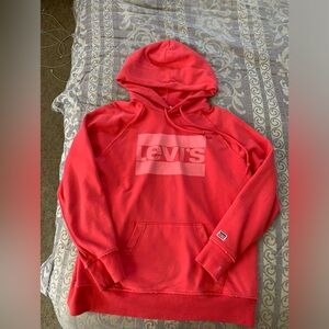 Levi’s red women’s hoodie size large